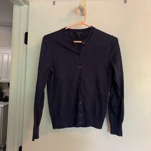 J. Crew navy cardigan